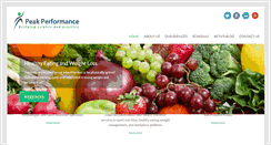 Desktop Screenshot of peakperformance.ca